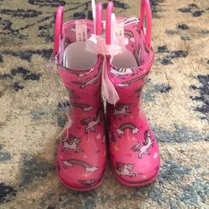 Kids unicorn rain boots 🦄